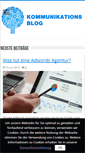 Mobile Screenshot of kommunikationsblog.de