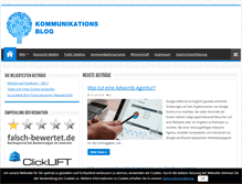 Tablet Screenshot of kommunikationsblog.de